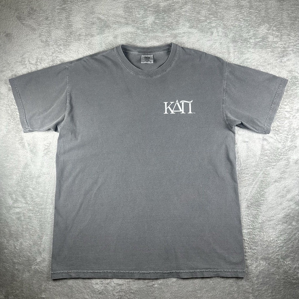 Comfort‎ Colors Men's L KΔΠ Greek I Am a Teacher What's Your Superpower Gray Tee